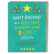 Birthday President Card