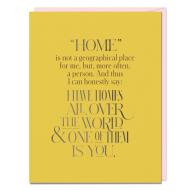 Homes All Over the World Card